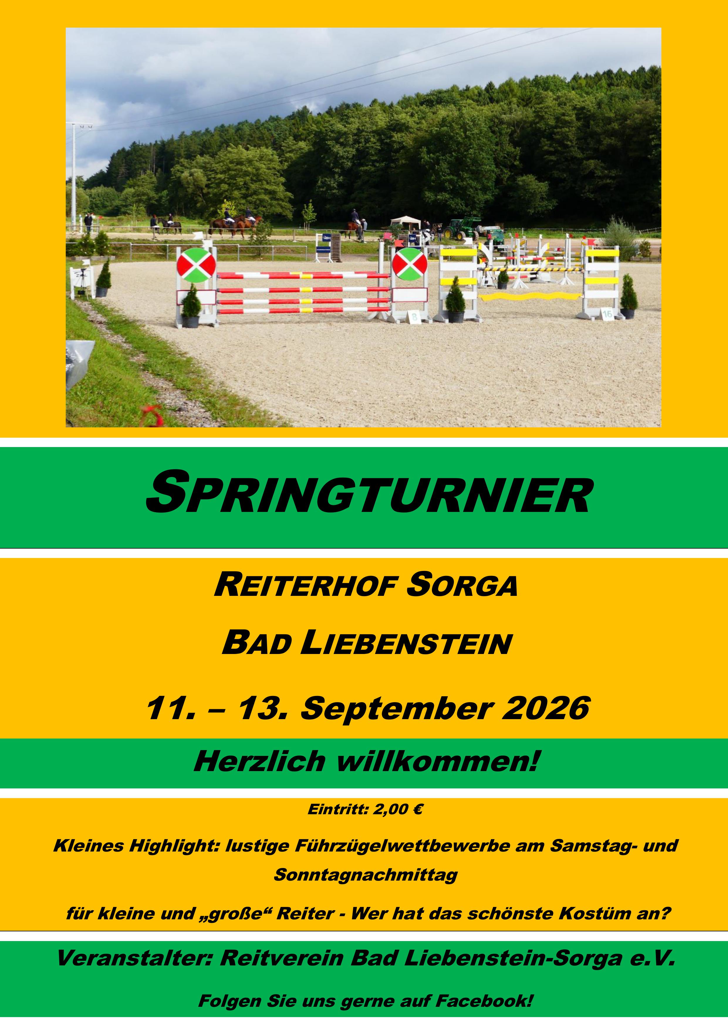 Bild zur Veranstaltung: Reitsportturnier - Springen